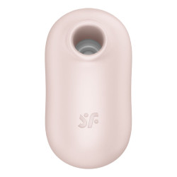 SATISFYER - PRO TO GO 2 ESTIMULADOR Y VIBRADOR DOBLE BEIGE