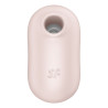 SATISFYER - PRO TO GO 2 ESTIMULADOR Y VIBRADOR DOBLE BEIGE