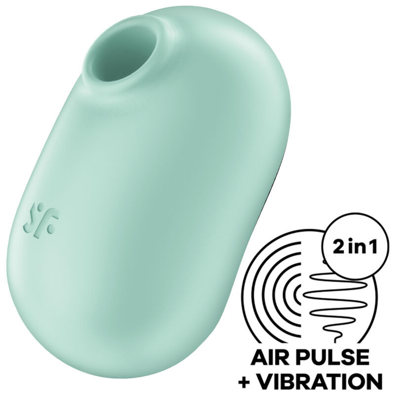 SATISFYER - PRO TO GO 2 DOUBLE AIR PULSE STYMULATOR I WIBRATOR ZIELONY
