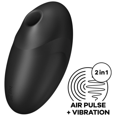 SATISFYER - VULVA LOVER 3 SYMULATOR I WIBRATOR PULSU POWIETRZA CZARNY
