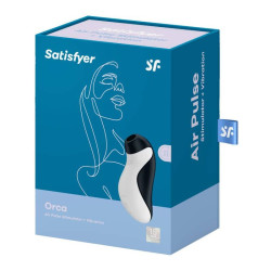SATISFYER - STYMULATOR PULSU POWIETRZNEGO ORCA + WIBRACJA