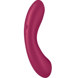 SATISFYER - CURVE TRINITY 1 PULS WIBRACJI POWIETRZA CZERWONY