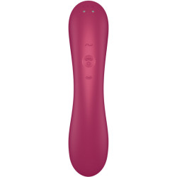 SATISFYER - CURVE TRINITY 1 AIR PULSE VIBRATION RED