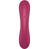 SATISFYER - CURVE TRINITY 1 AIR PULSE VIBRATION RED
