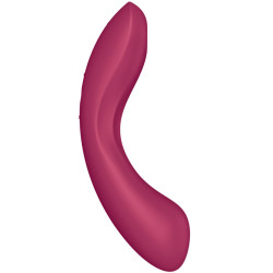 SATISFYER - CURVE TRINITY 1 PULS WIBRACJI POWIETRZA CZERWONY