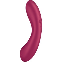 SATISFYER - CURVE TRINITY 1 PULS WIBRACJI POWIETRZA CZERWONY