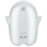 SATISFYER - GLOWING GHOST AIR PULSE & VIBRATOR WHITE