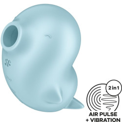SATISFYER - SASSY SEAL STYMULATOR I WIBRATOR NIEBIESKI