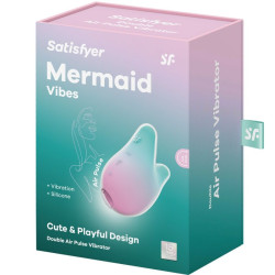 SATISFYER - MERMAID VIBES STYMULATOR I WIBRATOR MIETOWY I RÓZOWY