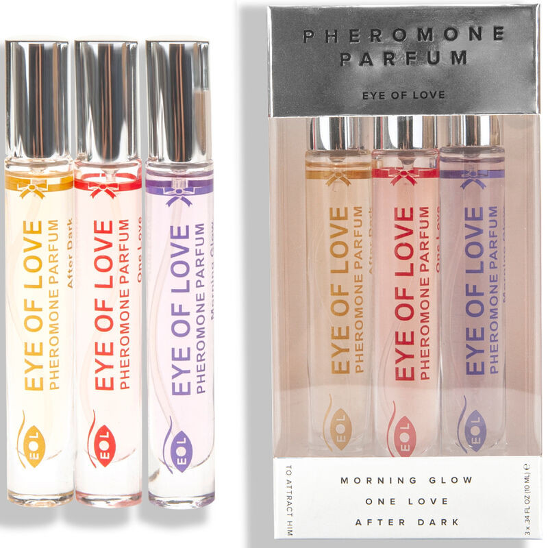 EYE OF LOVE - EOL PHR PARFUM 10 ML ZESTAW/3 - PORANNY GLOW, ONE LOVE, PO DARKNESSI