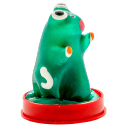 CONDOMERIE - RĘCZNIE MALOWANE NOWOŚCI PREZERWATYWY FROG MODEL 1