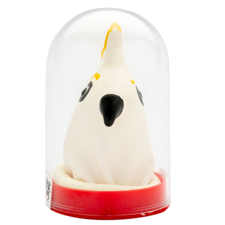 CONDOMERIE - RĘCZNIE MALOWANE NOWOŚCI PREZERWATYWY PARROT WHITE