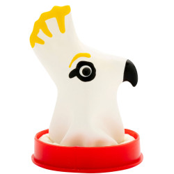 CONDOMERIE - RĘCZNIE MALOWANE NOWOŚCI PREZERWATYWY PARROT WHITE