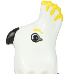 CONDOMERIE - RĘCZNIE MALOWANE NOWOŚCI PREZERWATYWY PARROT WHITE
