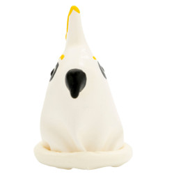 CONDOMERIE - RĘCZNIE MALOWANE NOWOŚCI PREZERWATYWY PARROT WHITE