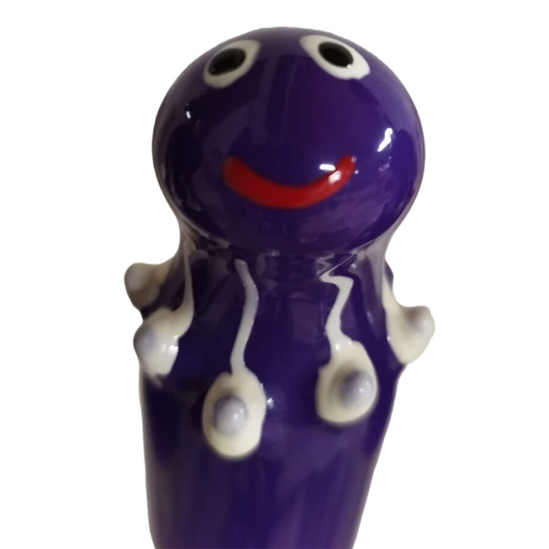 CONDOMERIE - PRESERVATIVO DECORATIVO PINTADO A MANO PULPO MORADO CONDOMERIE - PRESERVATIVO DECORATIVO PINTADO A MANO PULPO MORADO