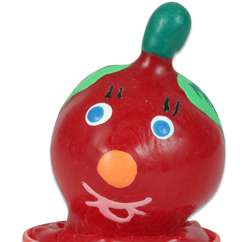 CONDOMERIE - PRESERVATIVO DECORATIVO PINTADO A MANO TOMATE CONDOMERIE - PRESERVATIVO DECORATIVO PINTADO A MANO TOMATE