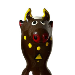 CONDOMERIE - RĘCZNIE MALOWANE NOWOŚCI PREZERWATYWY BULL BLACK MODEL 2