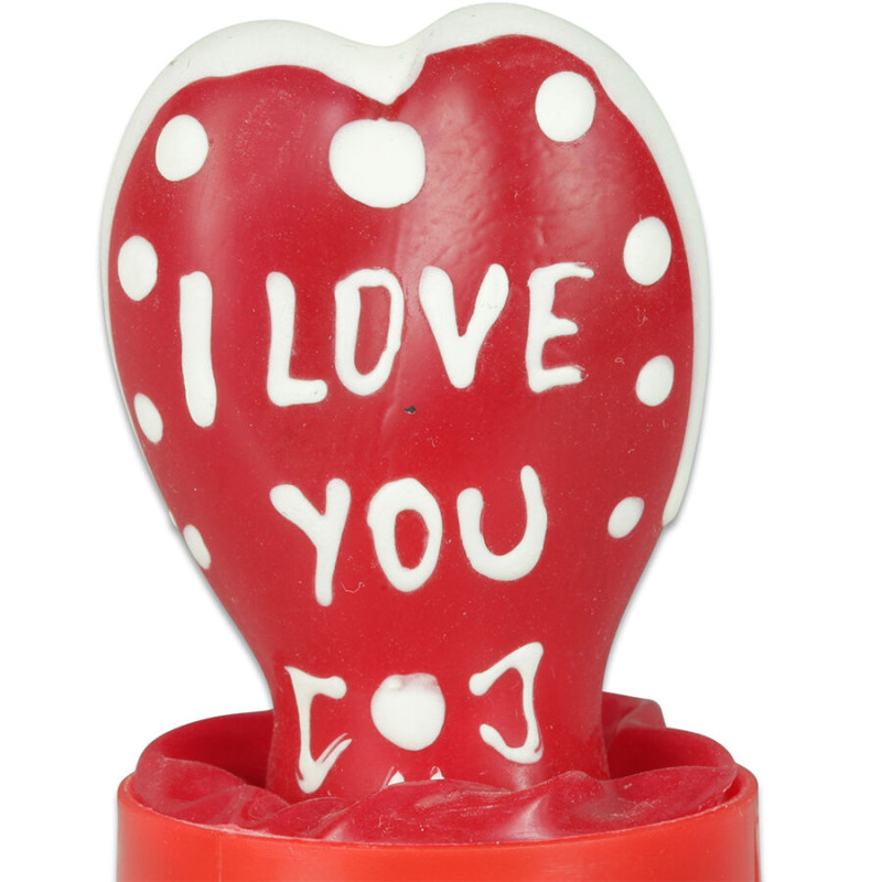 CONDOMERIE - PRESERVATIVO DECORATIVO PINTADO A MANO CORAZÓN - TE AMO MODELO 2 CONDOMERIE - PRESERVATIVO DECORATIVO PINTADO A MANO CORAZÓN - TE AMO MODELO 2